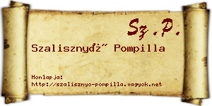 Szalisznyó Pompilla névjegykártya